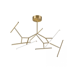2073 CEILING LIGHT 69W 3000K ALUMINUM & SILICON GOLD MATT Zambelis Lights